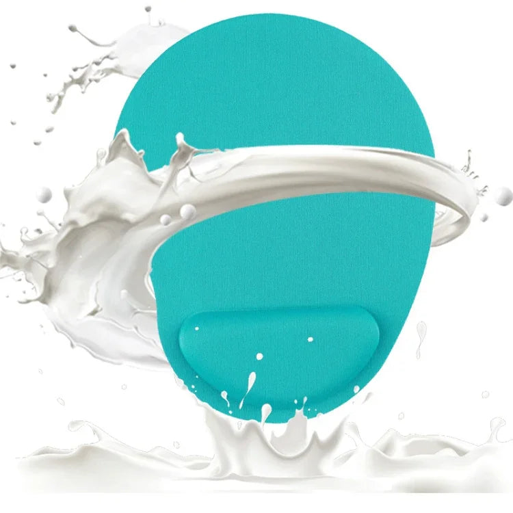 2 Peças de Tapete de Rato com Descanso de Pulso em Gel de Tecido, Gel de Tecido, Forma de Pé, Gel de Tecido Forma de Pé