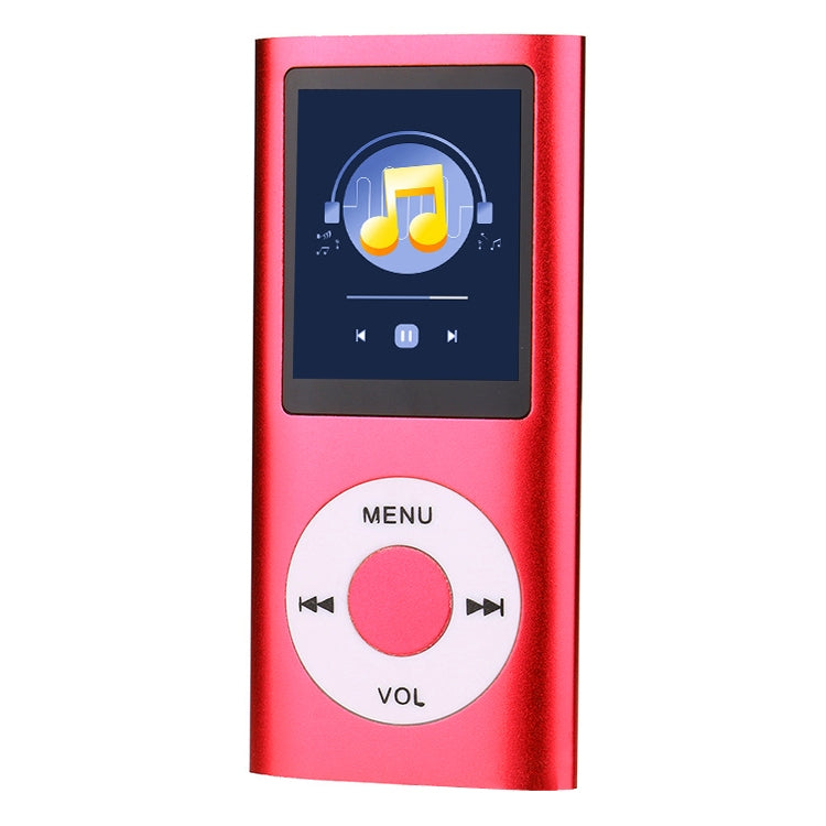 Leitor MP4 Metálico com Ecrã TFT de 1,8 polegadas e Slot para Cartão TF, Suporta Gravador, Rádio FM, E-Book e Calendário, Leitor MP4