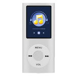 Leitor MP4 Metálico com Ecrã TFT de 1,8 polegadas e Slot para Cartão TF, Suporta Gravador, Rádio FM, E-Book e Calendário, Leitor MP4