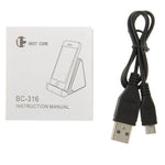 Suporte de altifalante de indução mágica sem fios para iPhone 5 & 5S & 5C / 4 & 4S (preto)