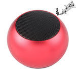 Coluna Bluetooth Sem Fios Mini Metal, Mãos Livres, Indicador LED