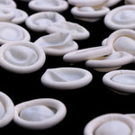 50pcs/bolsa Dedal Antiestático de Látex, 2x6cm