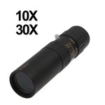 Telescópio Monocular 10-30 x 25mm para Mochilismo / Caminhadas, 10-30x25