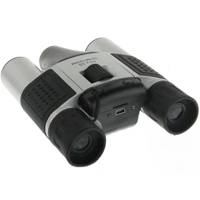 Binóculos Câmara Digital 5 em 1 10×25mm (Câmara Binóculos + Câmara de Vídeo + Câmara Digital + Webcam + Leitor de Cartão TF), Campo de Visão: 101m/1000m, Tamanho: 135 × 100 × 24mm, 10X25