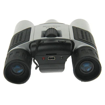 Binóculos Câmara Digital 5 em 1 10×25mm (Câmara Binóculos + Câmara de Vídeo + Câmara Digital + Webcam + Leitor de Cartão TF), Campo de Visão: 101m/1000m, Tamanho: 135 × 100 × 24mm, 10X25