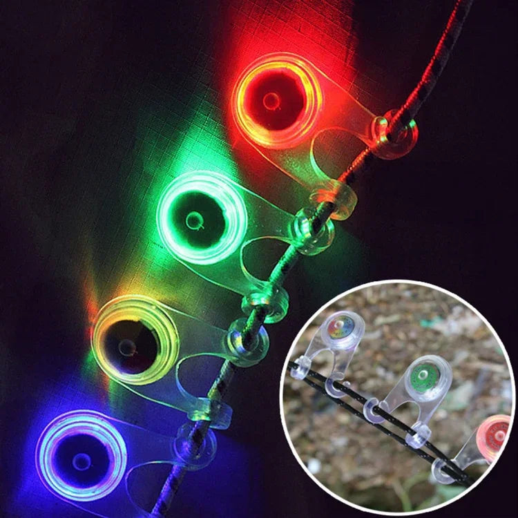 Luz LED Portátil Resistente à Água para Tenda de Campismo Exterior, Luz Suspensa, Entrega com Cor Aleatória