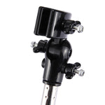 Suporte Dobrável Ajustável Universal em Aço Inoxidável para Guarda-chuva de Ciclismo, Suporte de Montagem com Ângulo Ajustável para Bicicleta e Motociclo