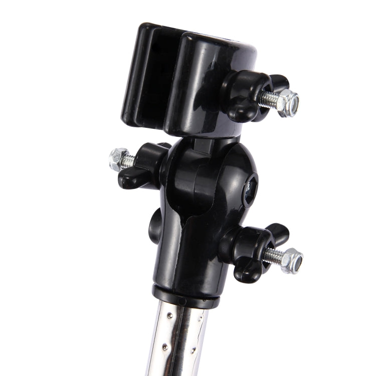 Suporte Dobrável Ajustável Universal em Aço Inoxidável para Guarda-chuva de Ciclismo, Suporte de Montagem com Ângulo Ajustável para Bicicleta e Motociclo