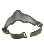 Máscara de Proteção Meio Rosto Estilo Rede com Alça Elástica, Máscara Estilo Rede (Verde Exército), Máscara Meio Rosto Estilo Rede (Preto), Máscara Estilo Rede (Castanho)