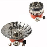 Fogão de Campismo Portátil em Liga de Alumínio-Magnésio, Liga de Magnésio