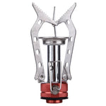 Fogão a Gás Ultra Mini Portátil em Aço Inoxidável para Campismo WH-S001, WH-S001