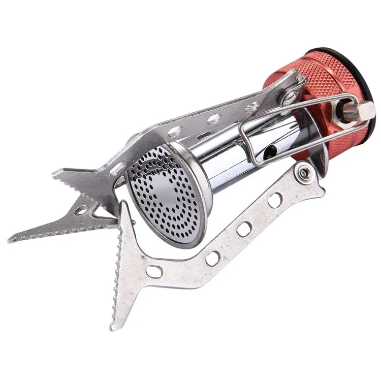Fogão a Gás Ultra Mini Portátil em Aço Inoxidável para Campismo WH-S001, WH-S001