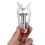 Fogão a Gás Ultra Mini Portátil em Aço Inoxidável para Campismo WH-S001, WH-S001