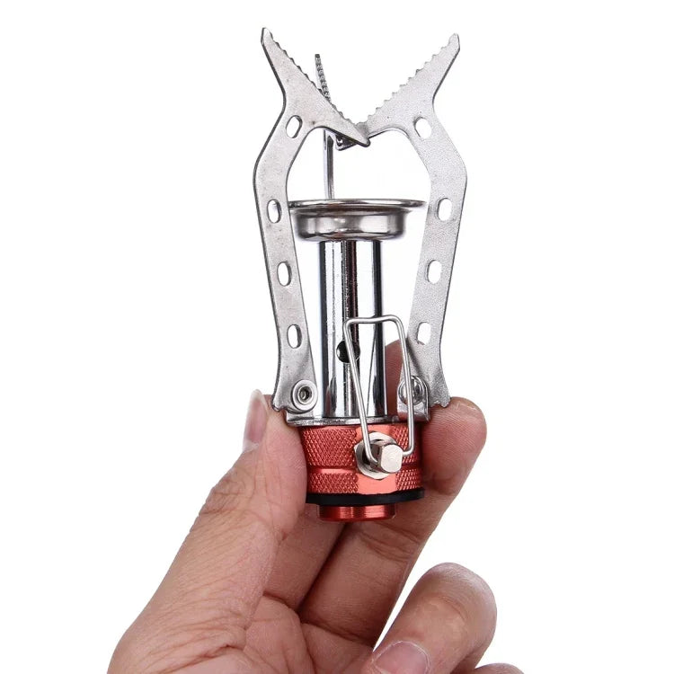 Fogão a Gás Ultra Mini Portátil em Aço Inoxidável para Campismo WH-S001, WH-S001