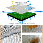 Colchão de Humidade Duplo em Alumínio com Espessura de 7mm / Colchão de Dormir para Campismo, Tamanho: 200cm x 200cm, Filme de Alumínio 200cm x 200cm