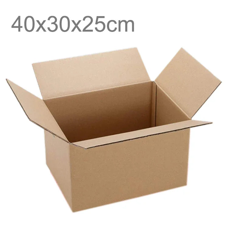 Caixas de Papel Kraft para Embalagem e Mudança, Tamanho: 40x30x25cm, 40x30x25cm