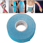 Bandagem Terapêutica Impermeável para Cuidados Musculares com Fita de Kinesiologia, Tamanho: 5m (L) x 2.5cm (W), Tamanho: 5m x 2.5cm