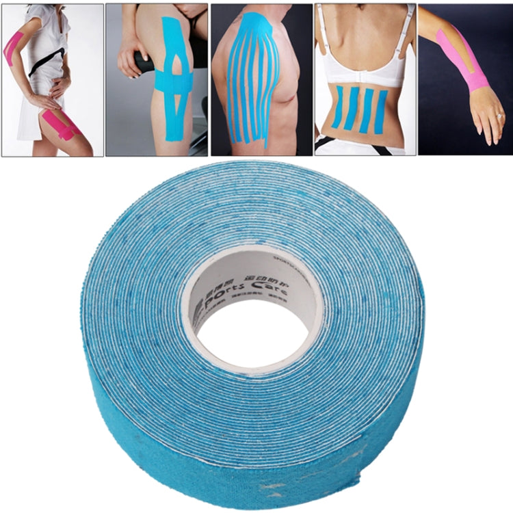 Bandagem Terapêutica Impermeável para Cuidados Musculares com Fita de Kinesiologia, Tamanho: 5m (L) x 2.5cm (W), Tamanho: 5m x 2.5cm