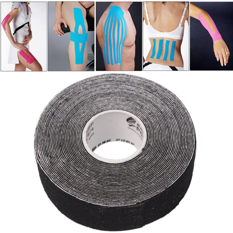 Bandagem Terapêutica Impermeável para Cuidados Musculares com Fita de Kinesiologia, Tamanho: 5m (L) x 2.5cm (W), Tamanho: 5m x 2.5cm