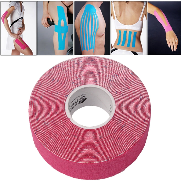 Bandagem Terapêutica Impermeável para Cuidados Musculares com Fita de Kinesiologia, Tamanho: 5m (L) x 2.5cm (W), Tamanho: 5m x 2.5cm