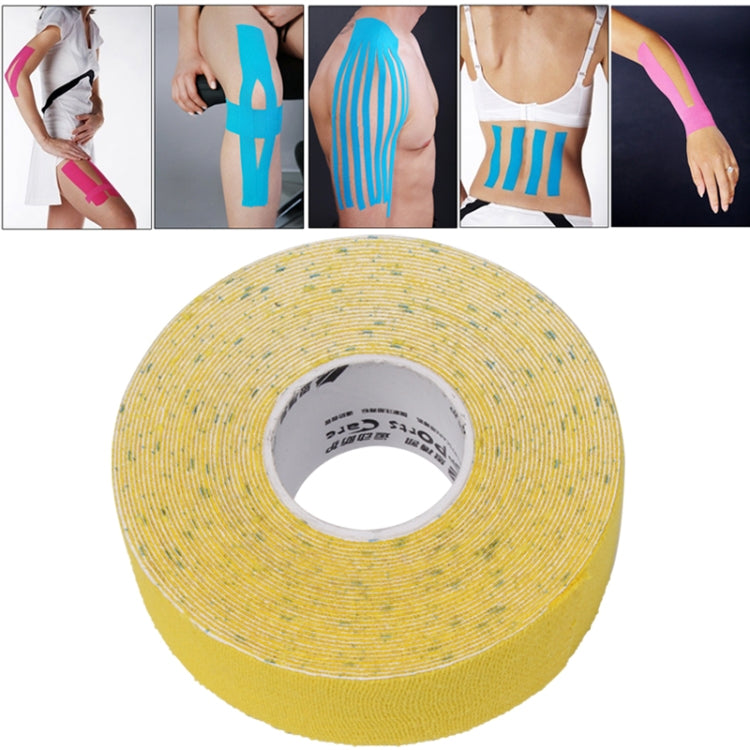 Bandagem Terapêutica Impermeável para Cuidados Musculares com Fita de Kinesiologia, Tamanho: 5m (L) x 2.5cm (W), Tamanho: 5m x 2.5cm