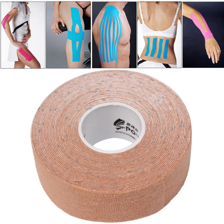 Bandagem Terapêutica Impermeável para Cuidados Musculares com Fita de Kinesiologia, Tamanho: 5m (L) x 2.5cm (W), Tamanho: 5m x 2.5cm