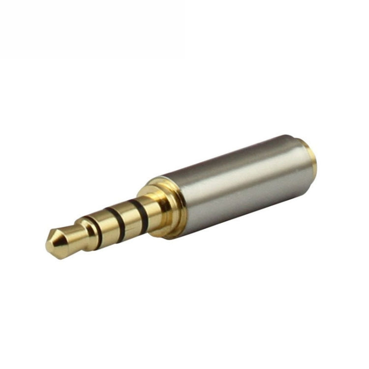 Conector jack áudio 3.5mm 4 pinos para adaptadores 2.5mm 4 pinos (10 unidades num pacote, preço para 10 unidades), macho 3.5mm para fêmea 2.5mm