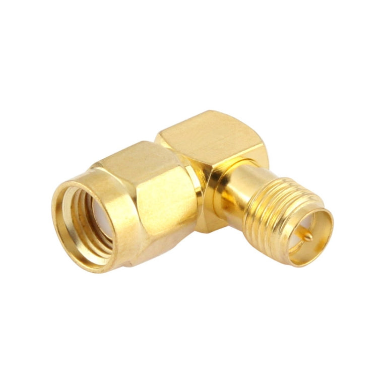 Adaptador banhado a ouro, RP-SMA macho para fêmea