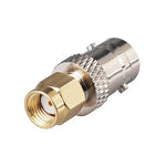 Adaptador Conector Fêmea BNC para Fêmea RP SMA, para RP SMA