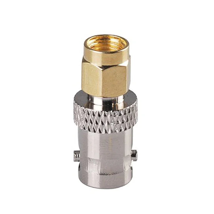 Adaptador Conector Fêmea BNC para Fêmea RP SMA, para RP SMA