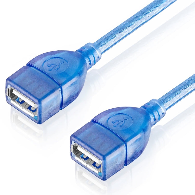 Cabo USB 2.0 tipo A fêmea para fêmea AF/AF, comprimento: 30cm, USB AF, 30cm (azul)