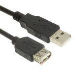 Cabo de extensão USB 2.0 AM para AF, comprimento: 1.5m, comprimento: 1.5m