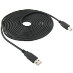 Cabo de extensão USB 2.0 para impressora AM para BM, Comprimento: 5m, Comprimento: 5m
