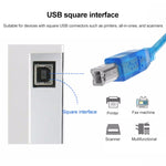 Cabo de dados para impressora USB 1.1 AM para BM, comprimento: 1.8m