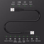 Cabo de extensão USB 2.0 AM para AM, Comprimento: 3m, 3m