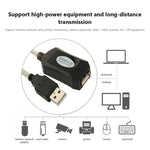 Cabo de extensão USB 2.0, Comprimento: 5M, Cabo de extensão, Comprimento: 5m