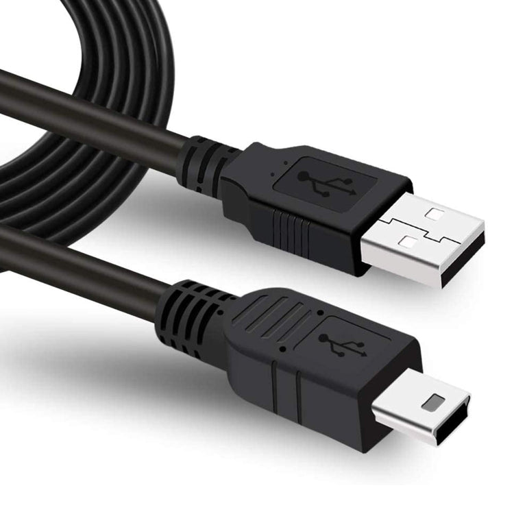 Cabo USB 2.0 AM para Mini USB 5 pinos, Comprimento: 1,5m, USB 2.0 AM para Mini 5 pinos