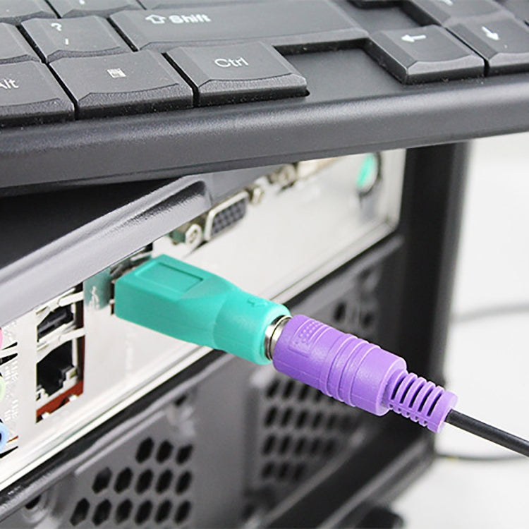 Adaptador USB A macho para mini DIN6 fêmea (PS/2 para USB), PS/2 fêmea para USB macho