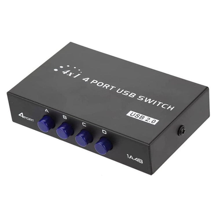 FENGJIE FJ-IA4B-C Caixa de comutador de partilha de tecla USB 2.0 de alta velocidade com 4 portas para PC, computador, scanner, impressora, FENGJIE FJ-IA4B-C