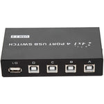 FENGJIE FJ-IA4B-C Caixa de comutador de partilha de tecla USB 2.0 de alta velocidade com 4 portas para PC, computador, scanner, impressora, FENGJIE FJ-IA4B-C
