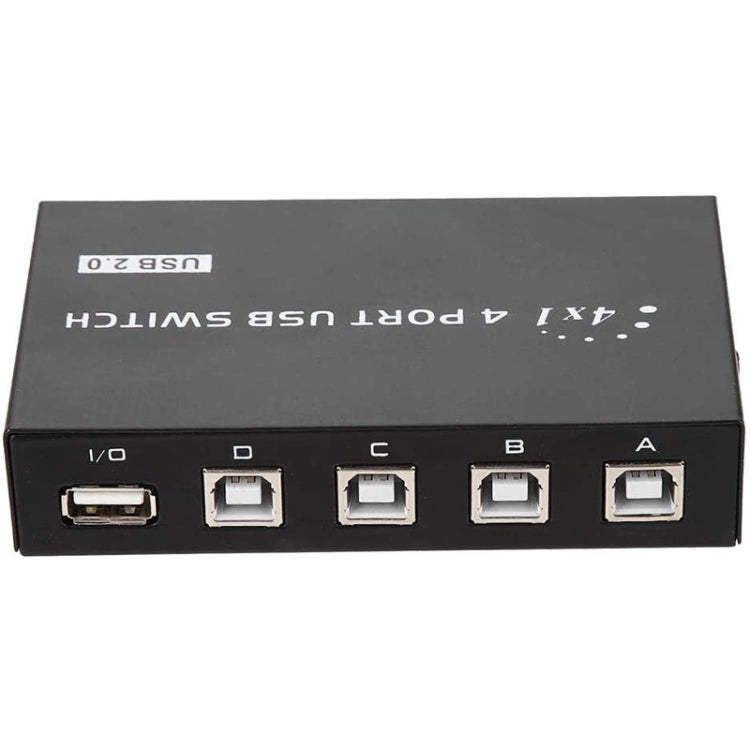 FENGJIE FJ-IA4B-C Caixa de comutador de partilha de tecla USB 2.0 de alta velocidade com 4 portas para PC, computador, scanner, impressora, FENGJIE FJ-IA4B-C