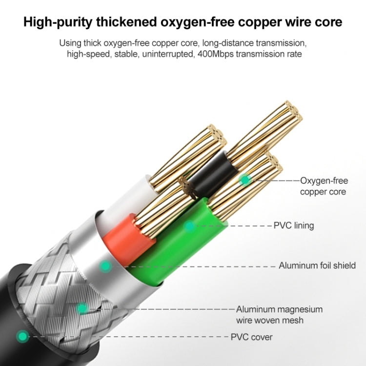 Cabo Firewire 800 IEEE1394B 9 pinos macho para 9 pinos macho, Comprimento: 1,8m, 9 pinos para 9 pinos (1,8m)