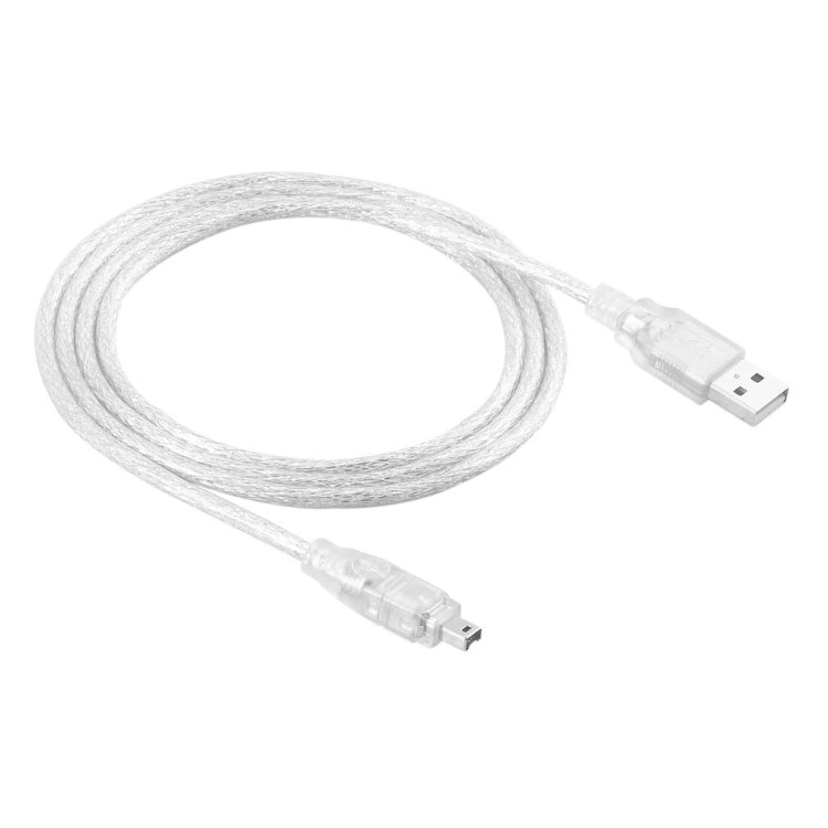 Cabo USB 2.0 Macho para Firewire IEEE 1394 4 Pinos Macho iLink, Comprimento: 1,2m, USB AM para 4 Pinos (1,5m)