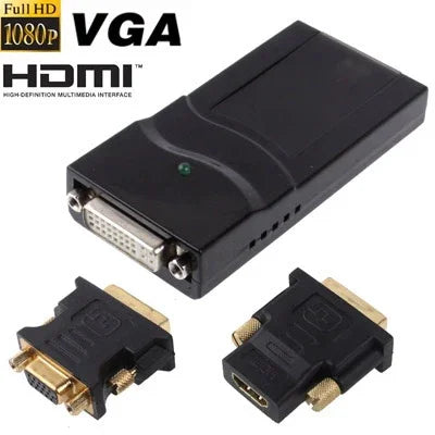 Adaptador USB 2.0 para Display DVI / VGA / HDMI, Suporta Full HD 1080P, Expansível até 6 Unidades de Display, Resolução USB 2.0: 1920*1080