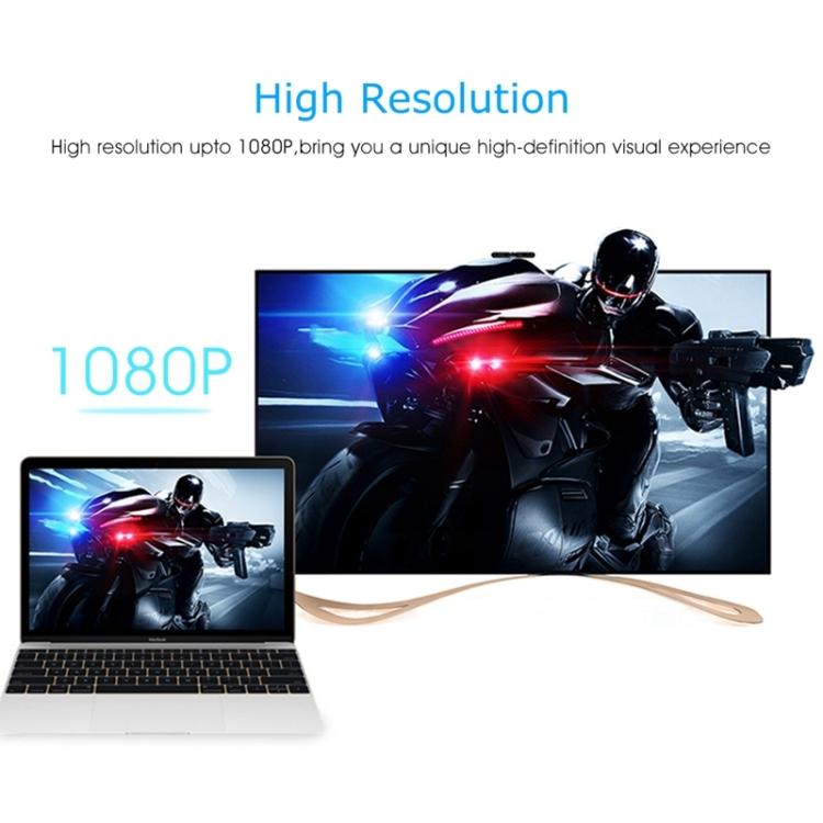 Cabo HDMI para VGA + Saída de Áudio Full HD 1080P 24cm para Computador / DVD / Receptor Digital / Portátil / Telemóvel / Media Player, Comprimento: 24cm (Branco)