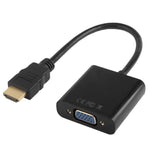 Cabo HDMI para VGA + Saída de Áudio Full HD 1080P 24cm para Computador / DVD / Receptor Digital / Portátil / Telemóvel / Media Player, Comprimento: 24cm (Branco)