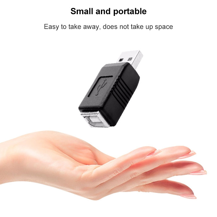 Adaptador Conversor USB 2.0 AM para BF para Impressora, USB 2.0 AM (Preto)