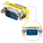 Adaptador Conversor Serial RS232 DB9 9 Pinos Fêmea para Fêmea, RS232 Macho para Macho, RS232 Fêmea para Fêmea