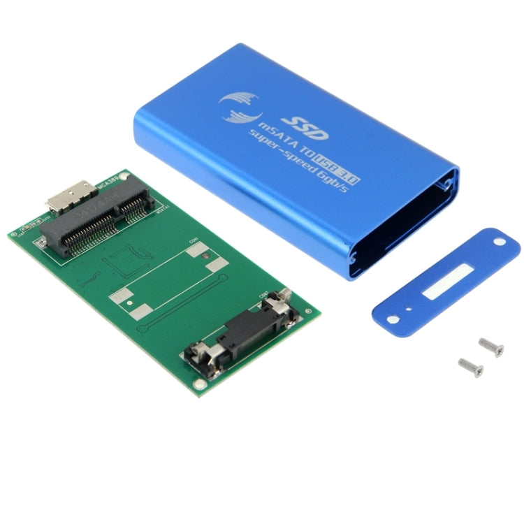 Caixa para disco sólido mSATA SSD 6Gb/s para USB 3.0