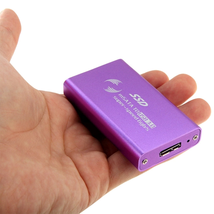 Caixa para disco sólido mSATA SSD 6Gb/s para USB 3.0